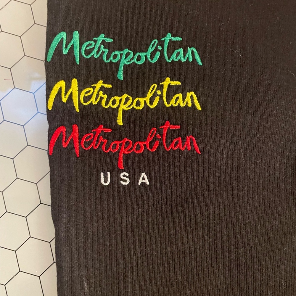 Metropolitan USA Black Sweatpants size XL